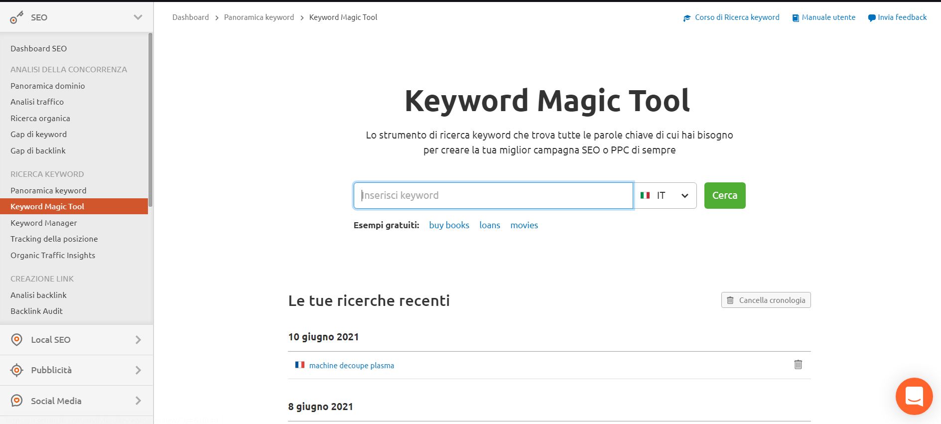 keyword magic tool